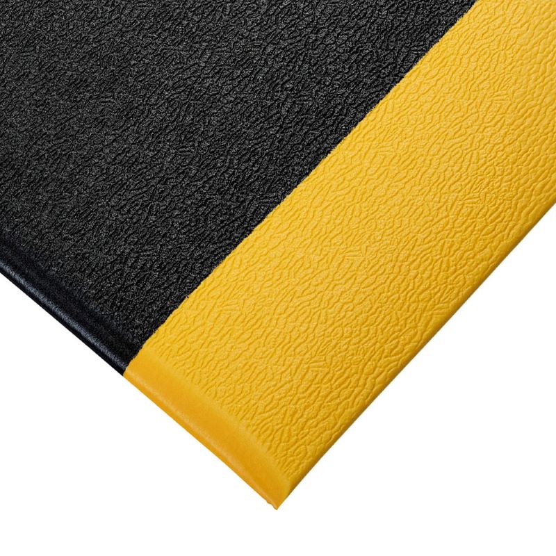 Orthomat Premium - Black with Yellow borders 600mm x 900mm